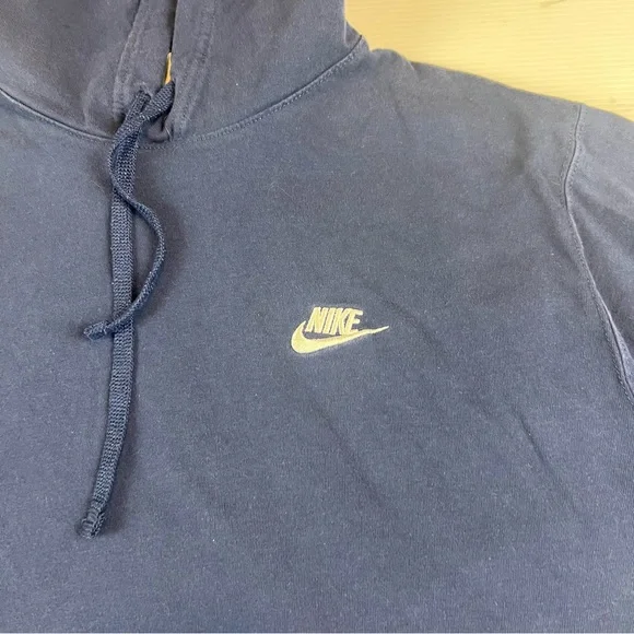 Nike Sportswear Club Mid-Navy Jersey Pullover Hoodie, Size XL - Picture 4 of 13